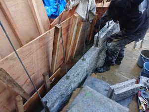 石垣工事の風景6